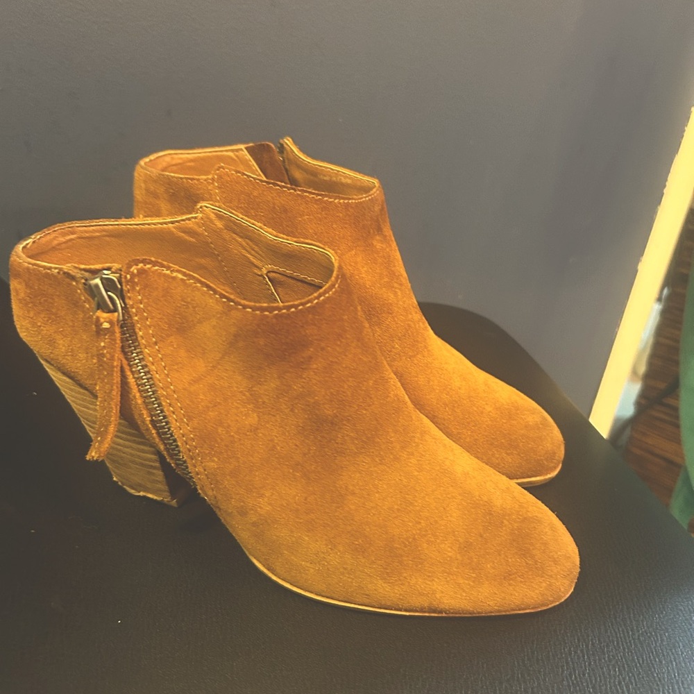 Suede Mule Booties - image 1
